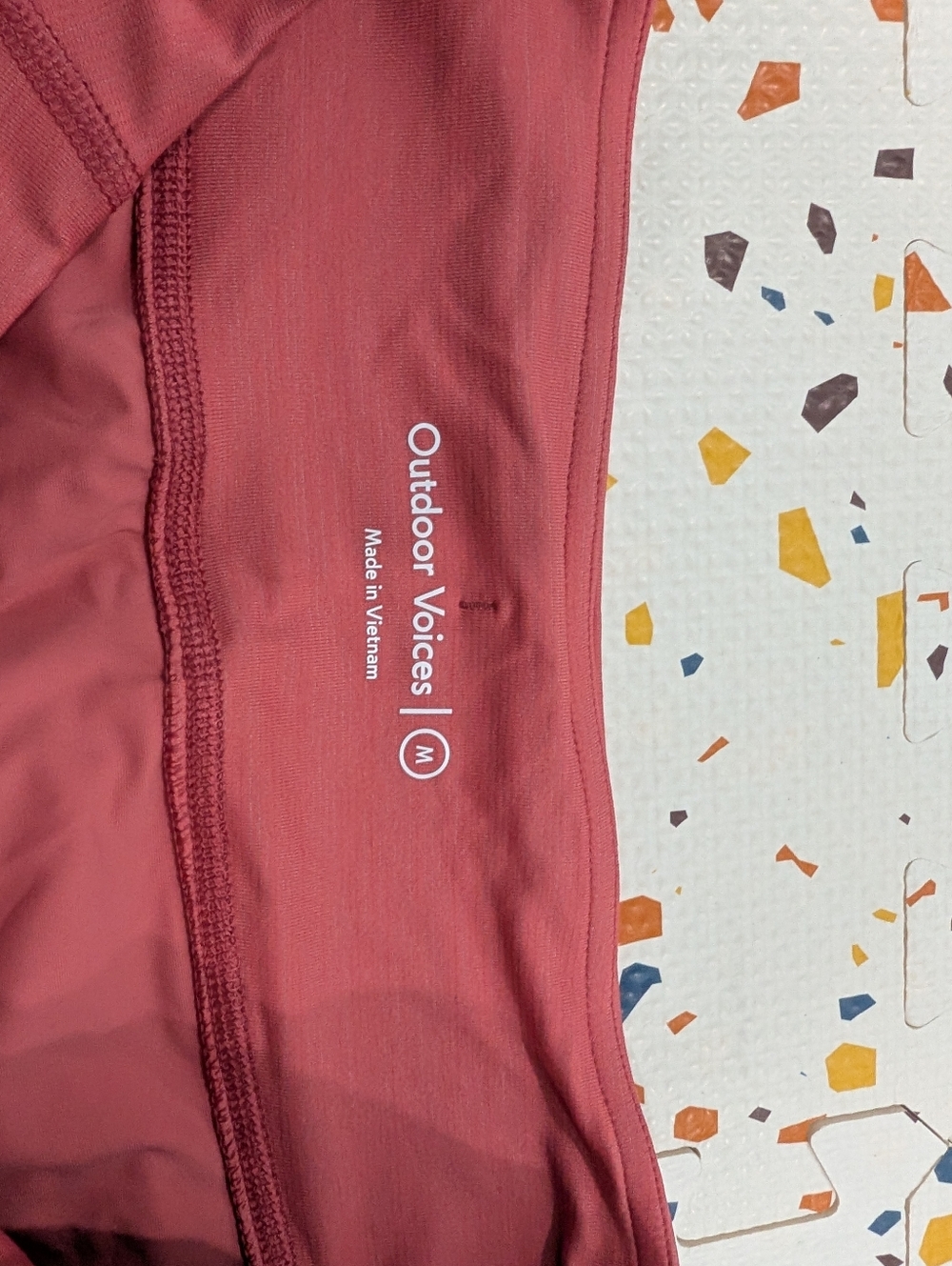 Outdoor Voices Rosewood Athletic Shorts Medium - Picture 3 of 3